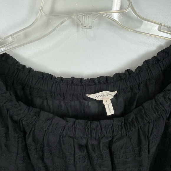 Rebecca Taylor Off Shoulder Top Embroidered - Picture 2 of 9